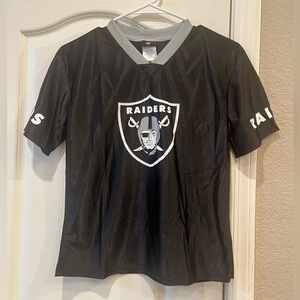 NWOT Raiders Sports Jersey- Youth Large